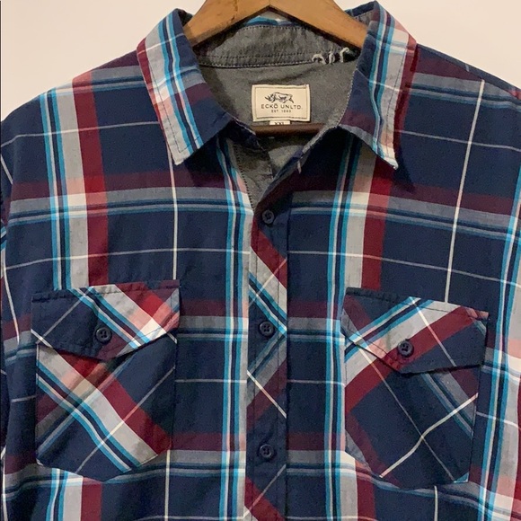 🔥🦏 ECKO UNLTD BUTTON DOWN 🦏 🔥 - Picture 5 of 6